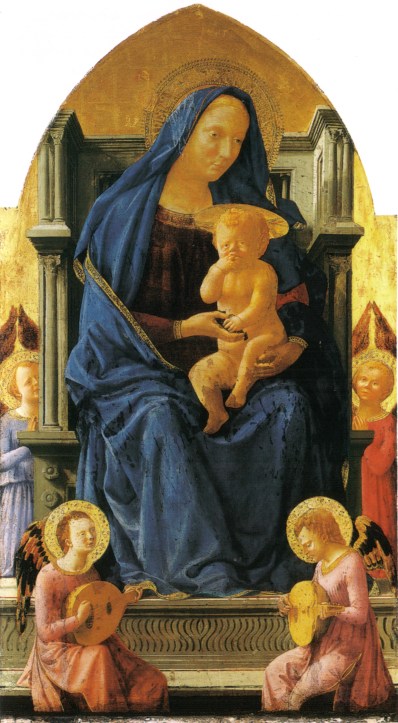 Madonna and Child. Masaccio, 1426 (Wikipedia)