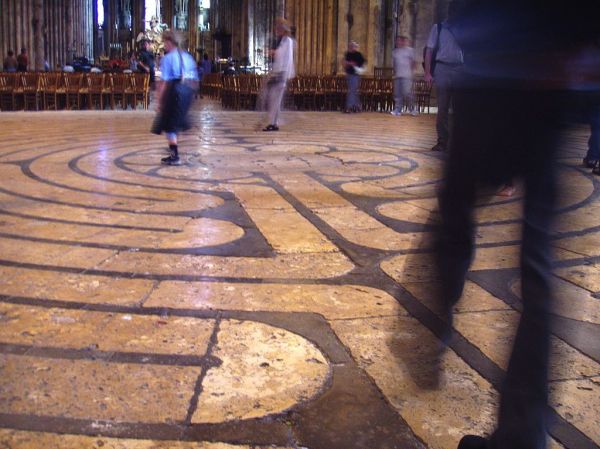 Labyrinth at Chartes Cathedral, France